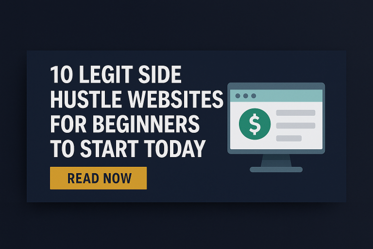 10 Legit Side Hustle Websites for Beginners to Start Today