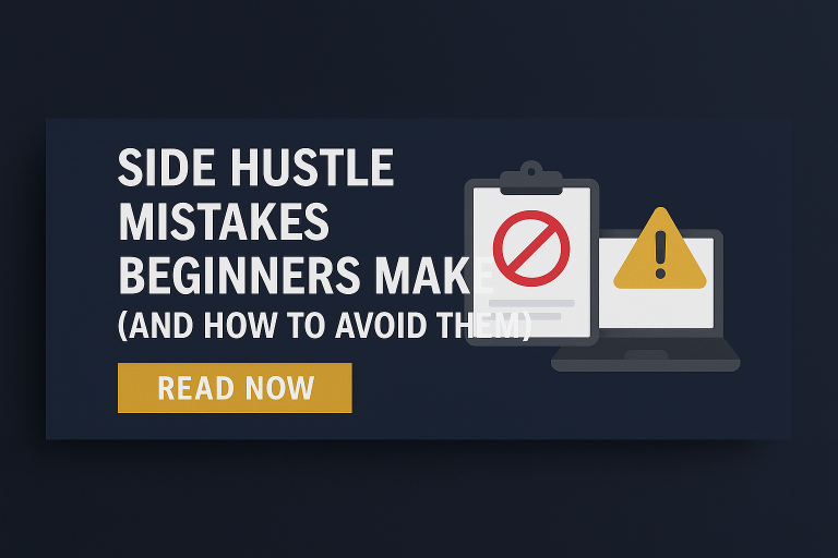 Side Hustle Mistakes Beginners Make (And How to Avoid Them)